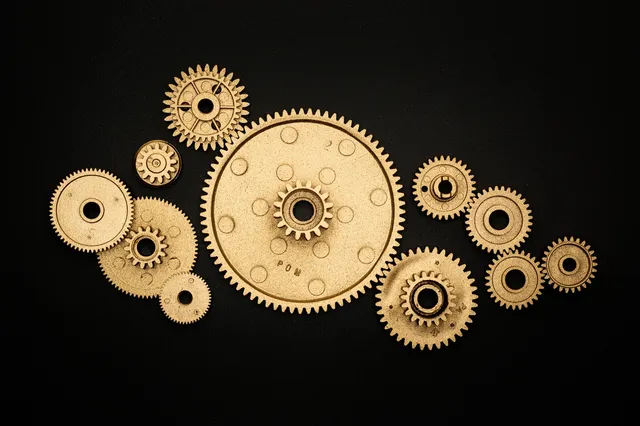 collection of gears - indicating a hub of websites interconnected